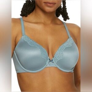 4 Maiden form Lace Accent Bras. gently worn underwire. Lightly padded 36C